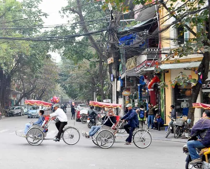 Cyclos in Hanoi