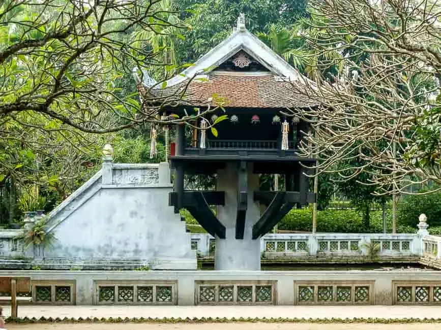 One pillar pagoda Hanoi