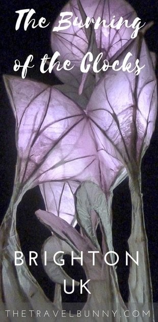 Burning the clocks. Brighton's Winter solstice festival - a celebration of the turning of the year. #brighton #festival #winter