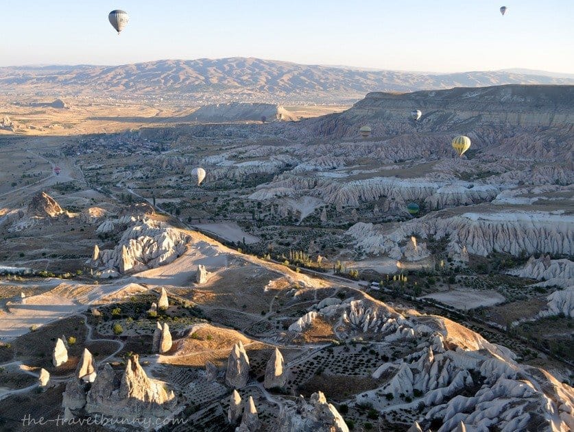 Views over the valleys of Cappadocia