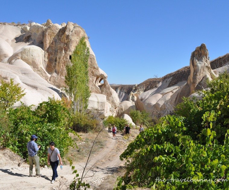 The walk back, King's Valley, Goreme