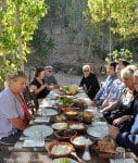 A traditional Turkish breakfast in Goreme's hidden valley