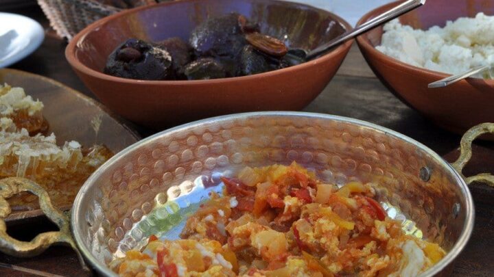 Turkish dish of eggs - Menemen