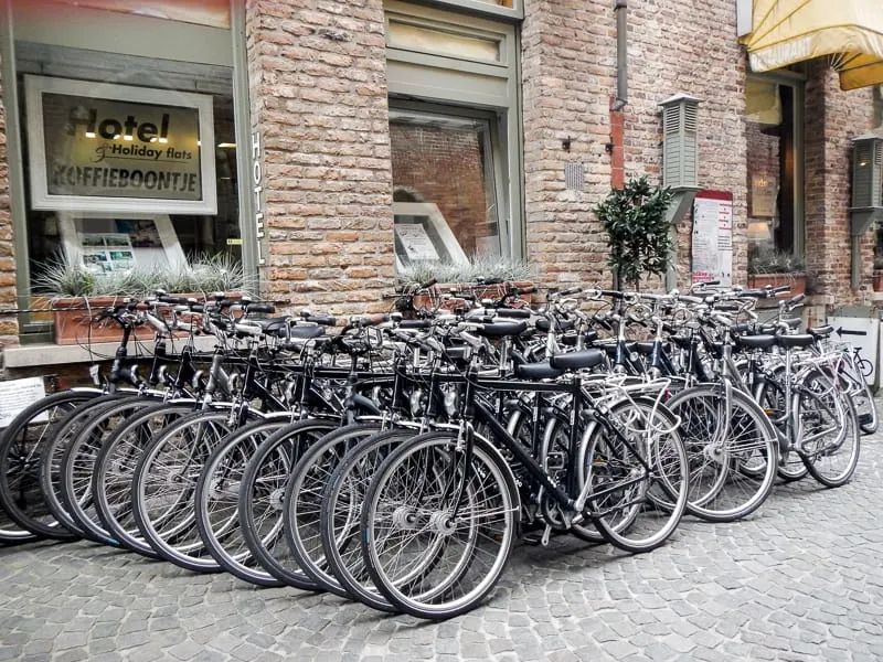 Bicycles in Bruges