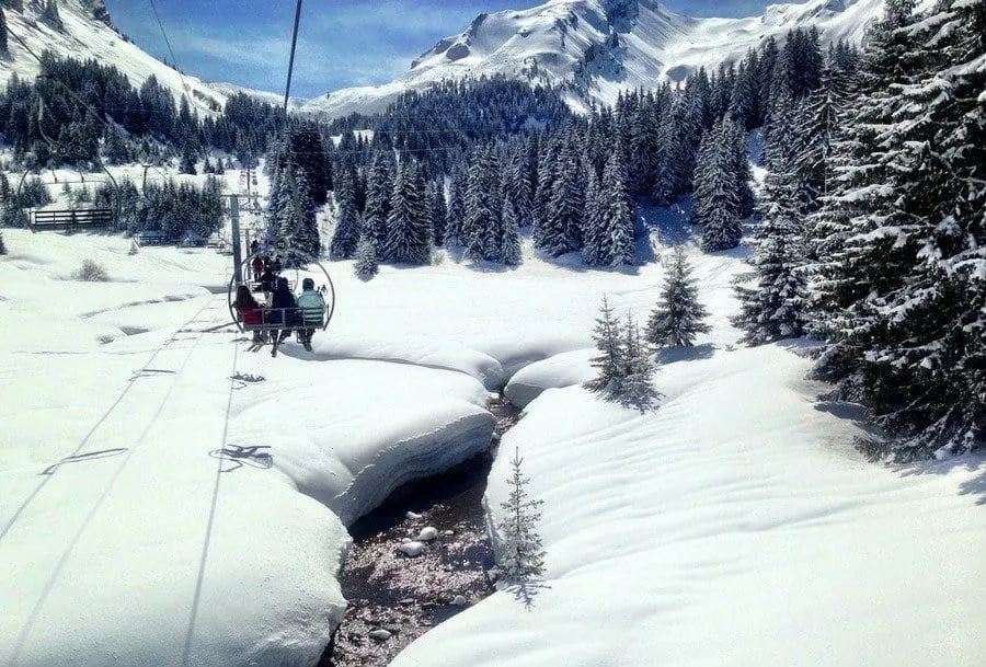 Ski Lift French Alps