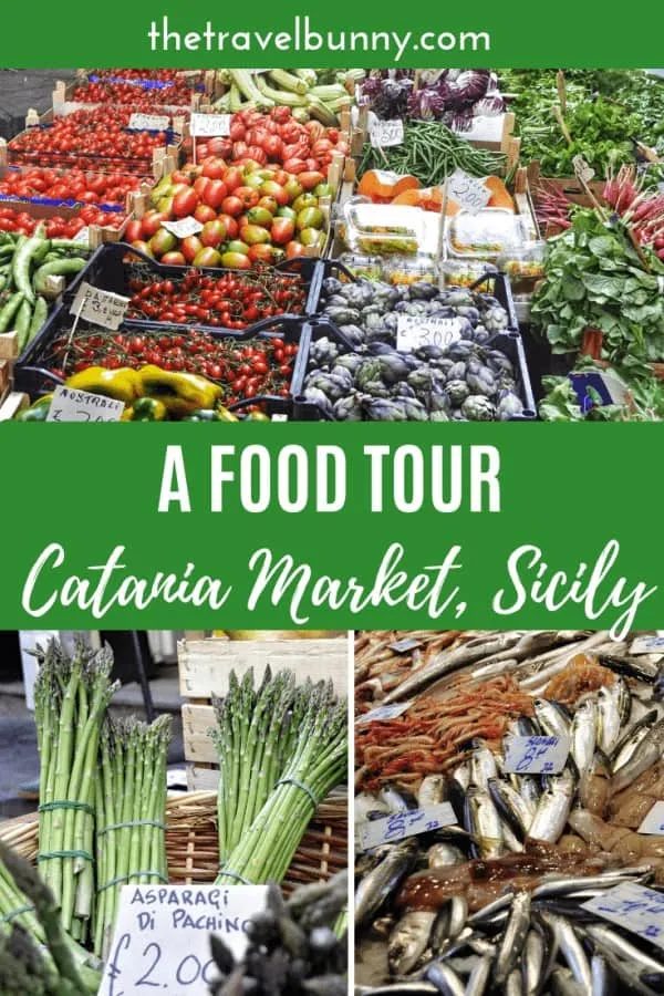 Catania market in Sicily