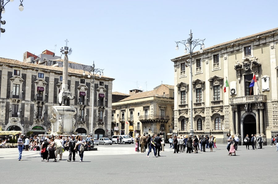 Piazza Duomo Catania, Sicily
