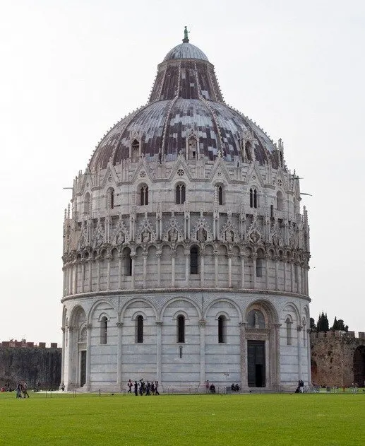 The Baptistry at Pisa