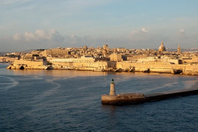Sailing into The Grand Harbour, Valletta, Malta