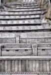 Seats at The Minack Theatre, Cornwall