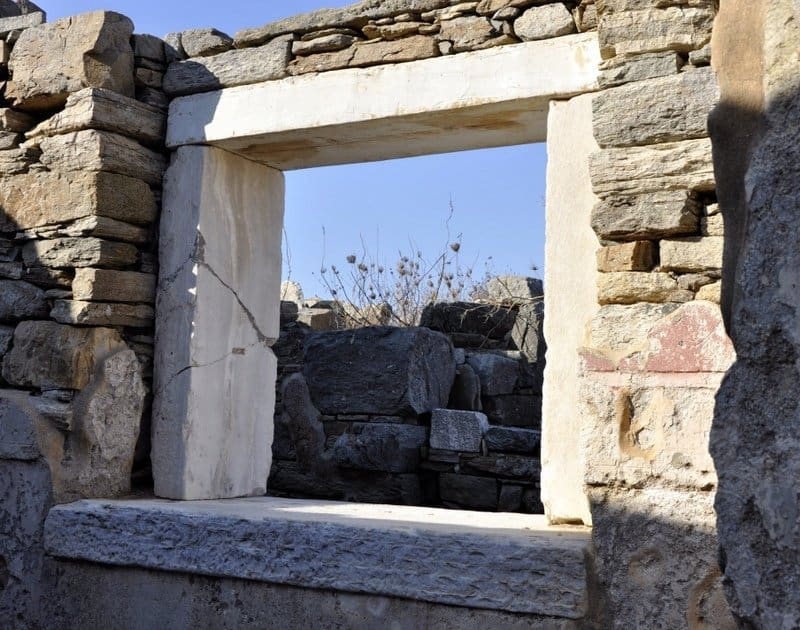 Window at the House of Triton, Delos