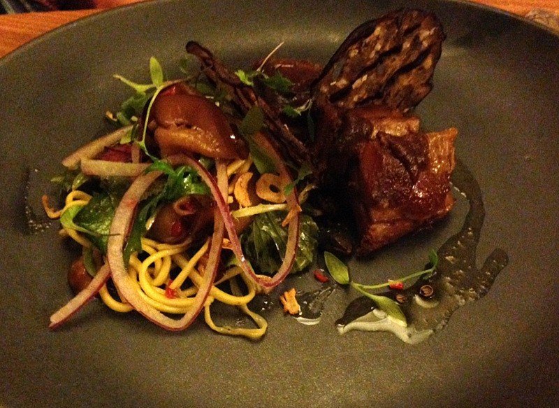 Satay Pork Salad Starter Tregenna Brasserie
