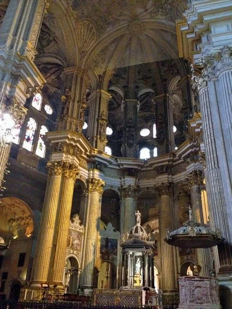 Interior Malaga Cathedral