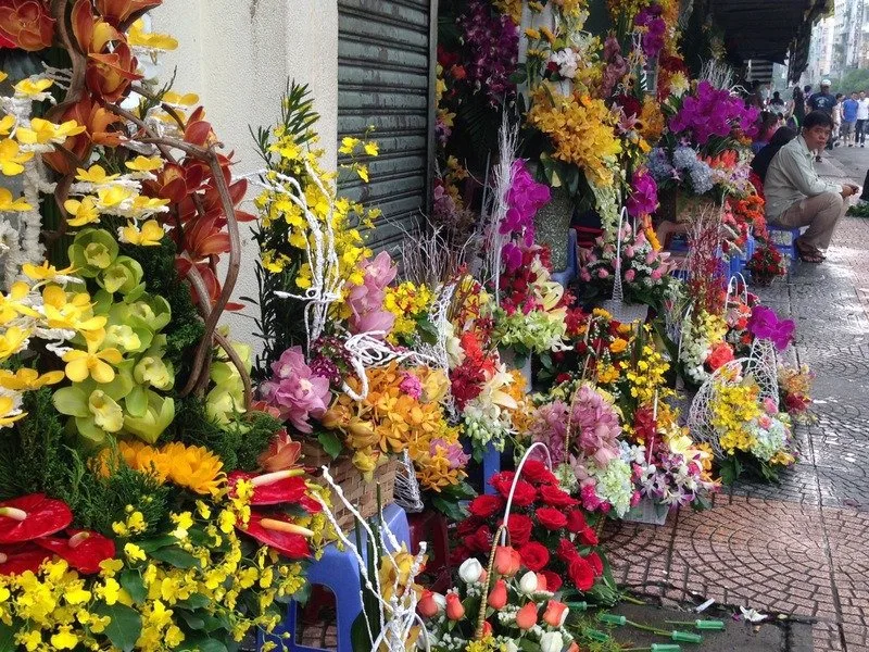 Flower Stall, Saigon