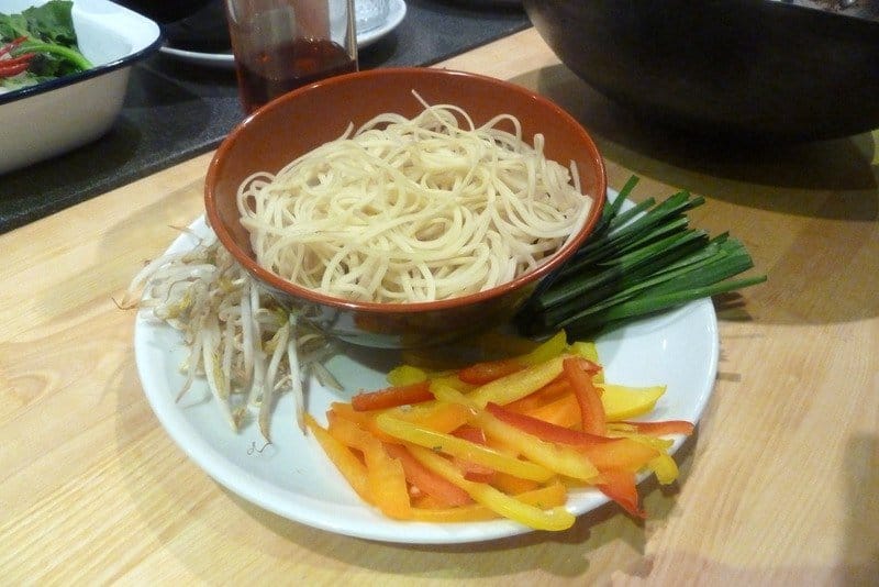 Hong Kong Noodles ingredients