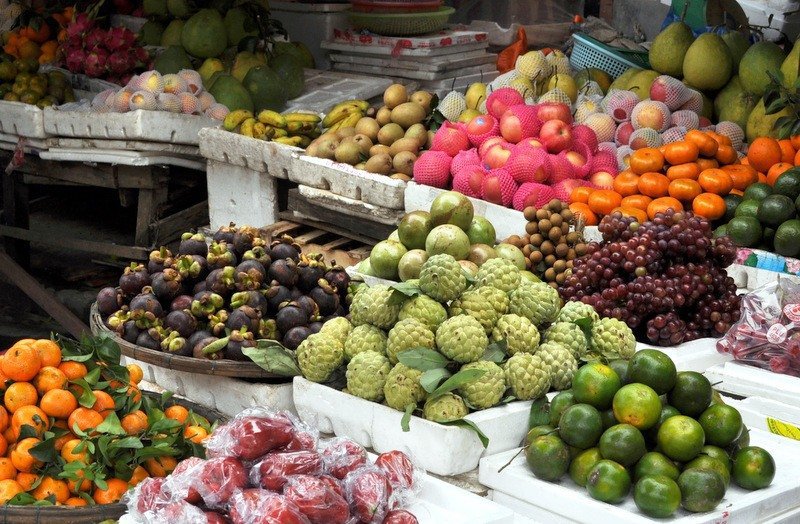 Vietnamese Fruit Stall