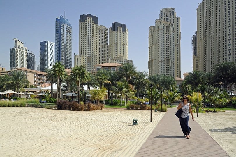 Dubai tower blocks