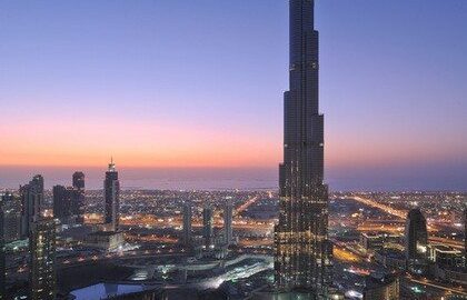 Sky High in Dubai at the Burj Khalifa
