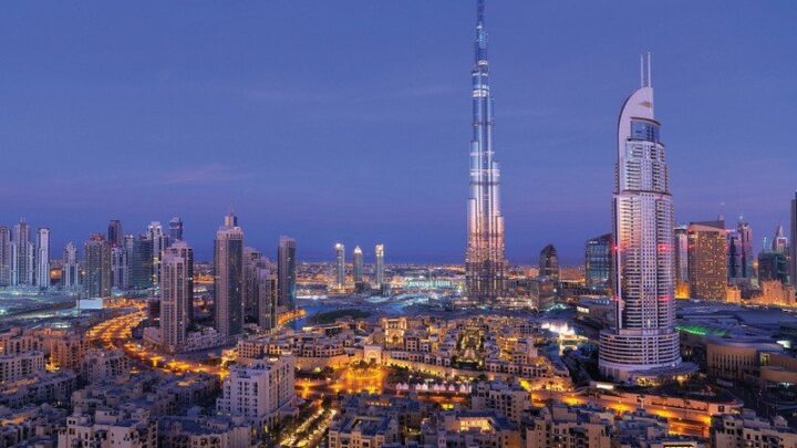 Downtown Dubai Dusk