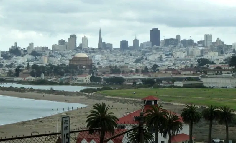 San Francisco View from Golden Gate Bridge