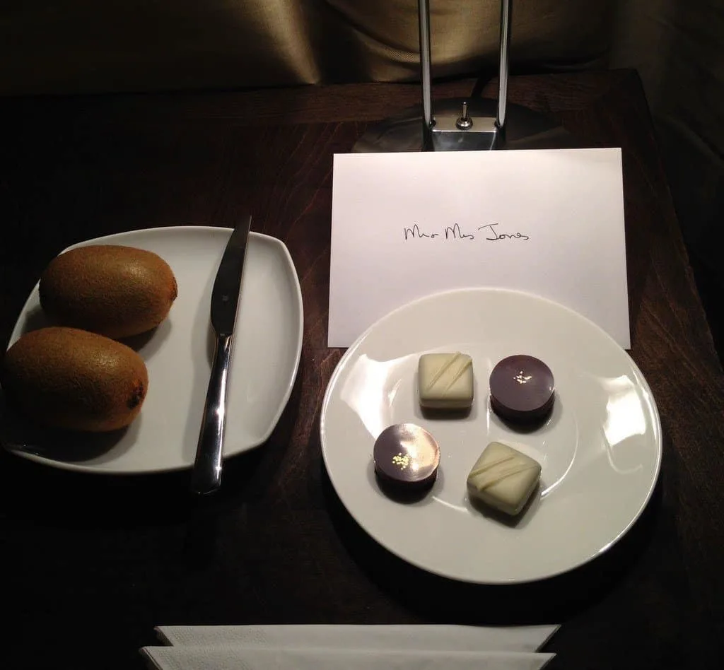 One Aldwych Welcome Chocolates