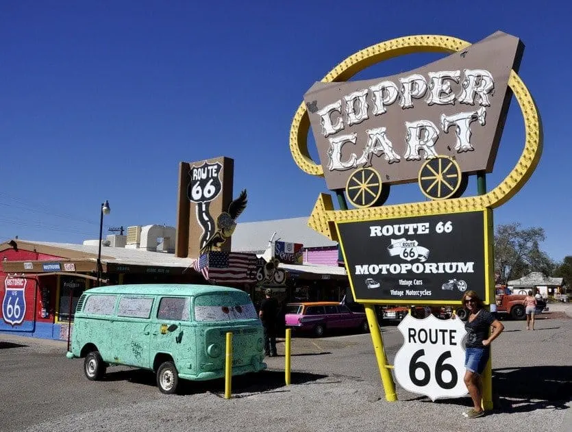 Copper Cart Sign, Seligman