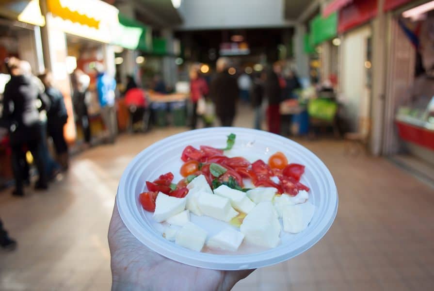 Caprese at Trionfale Market, Rome