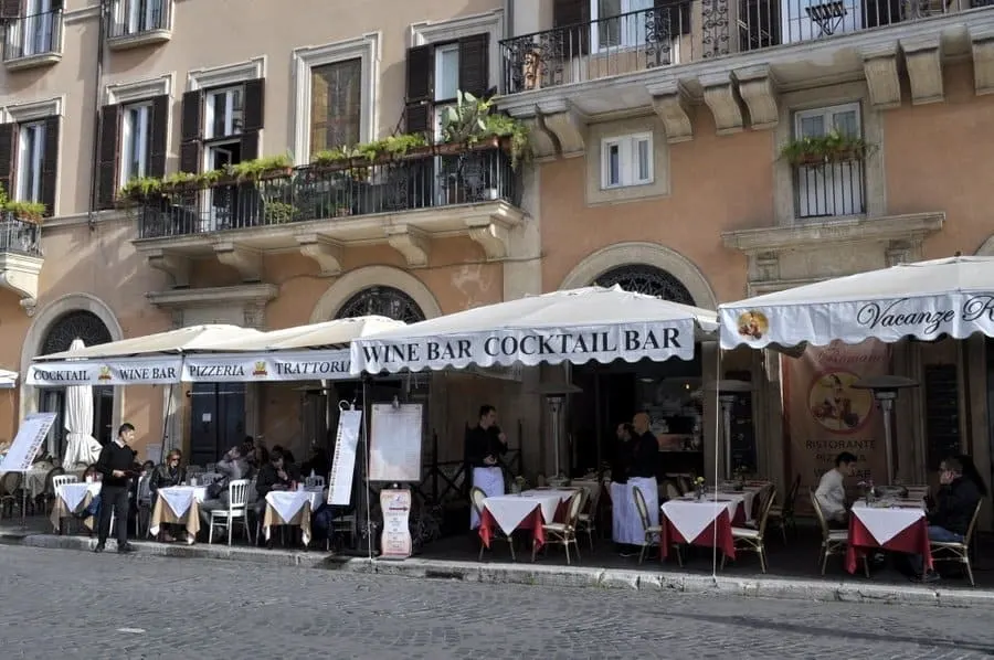 Trattorias at Piazza Navona, Rome