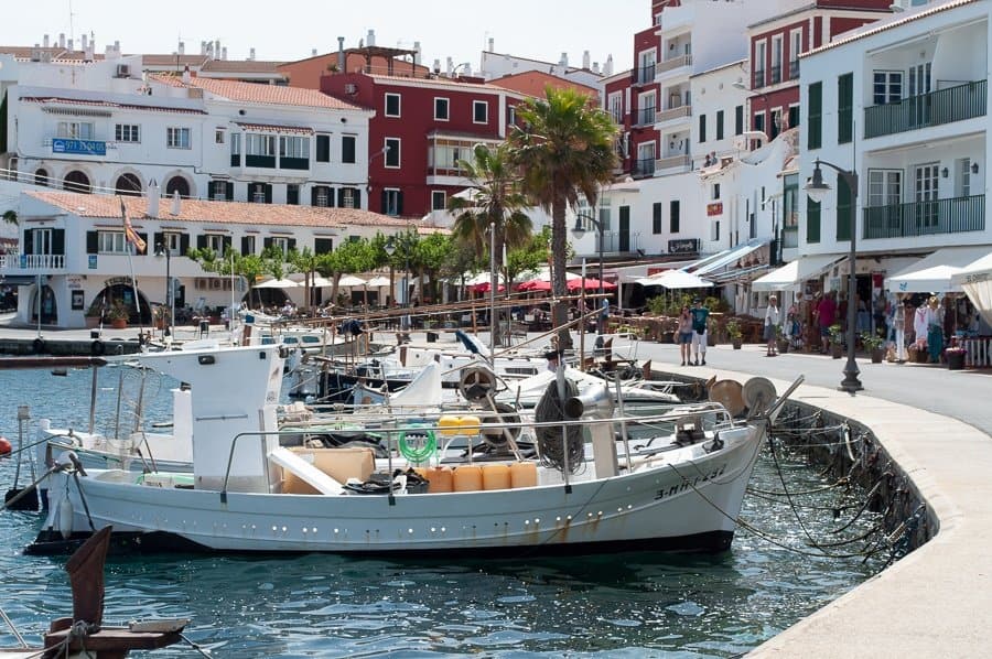 Boats in Menorca
