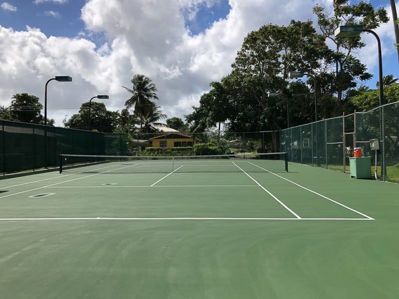 Cobblers Cove Hotel Barbados Tennis Court