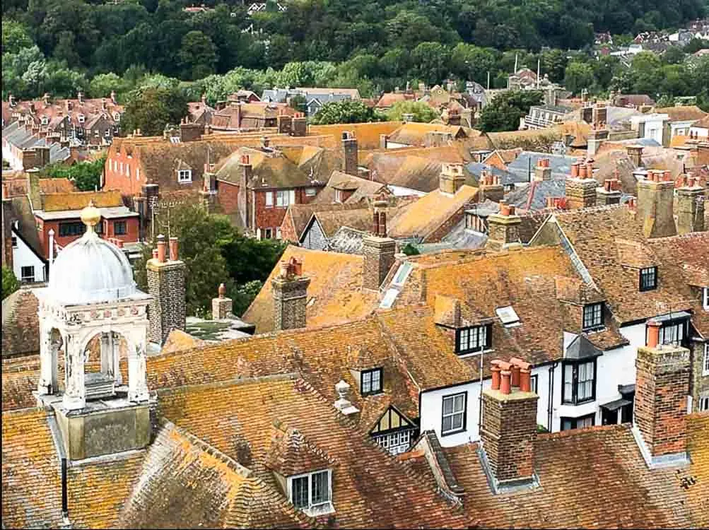 Rye, East Sussex - view from St Mary's church