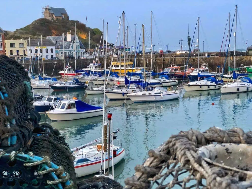  Ilfracombe Harbour and boats, North Devon