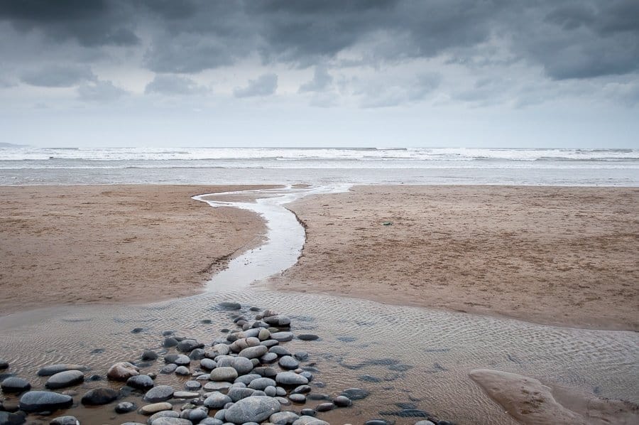 Westward Ho! Beach and pebbles