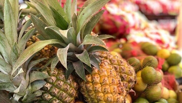 Pineapples Rodrigues Market