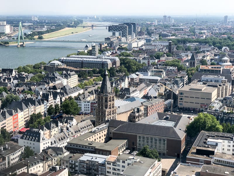 View of Cologne from Cathedral