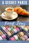Macarons, coffee and croisant