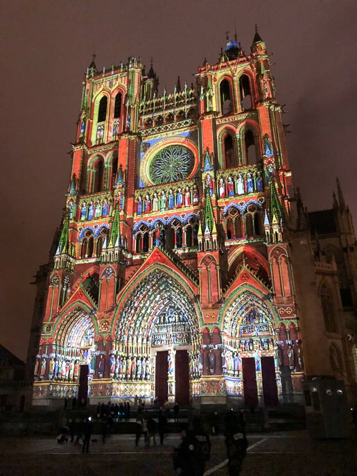 Amiens Cathedral Light Show