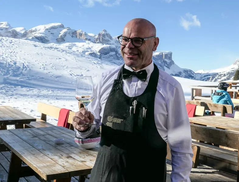 Hubert, Sommeliers on the slopes, Alta Badia