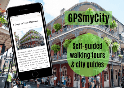 GPS my City – self-guided walking tours with The Travel Bunny