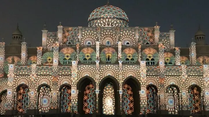 Sharjah Light Festival at Sharjah City Municipality