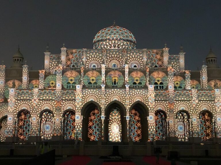 Sharjah Light Festival at Sharjah City Municipality