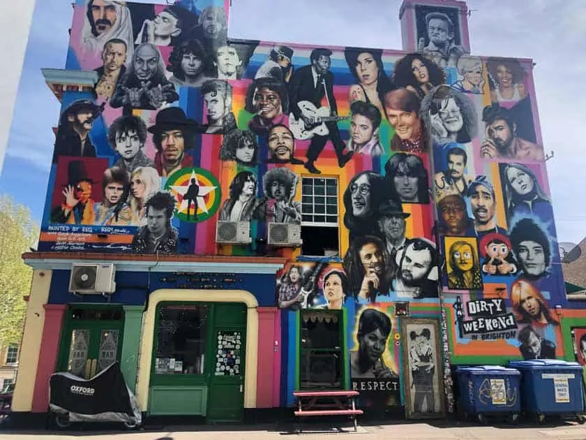 Dead Rock Stars Street Art Mural, Brighton