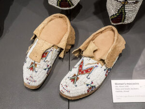 Ute beaded Moccasins at History Colorado Center