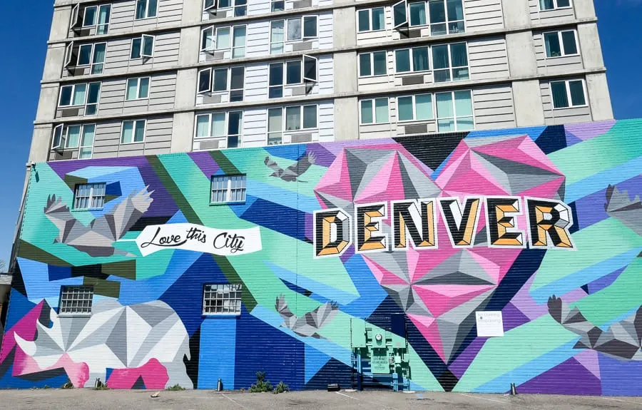 Love Denver Mural by Pat Milbery