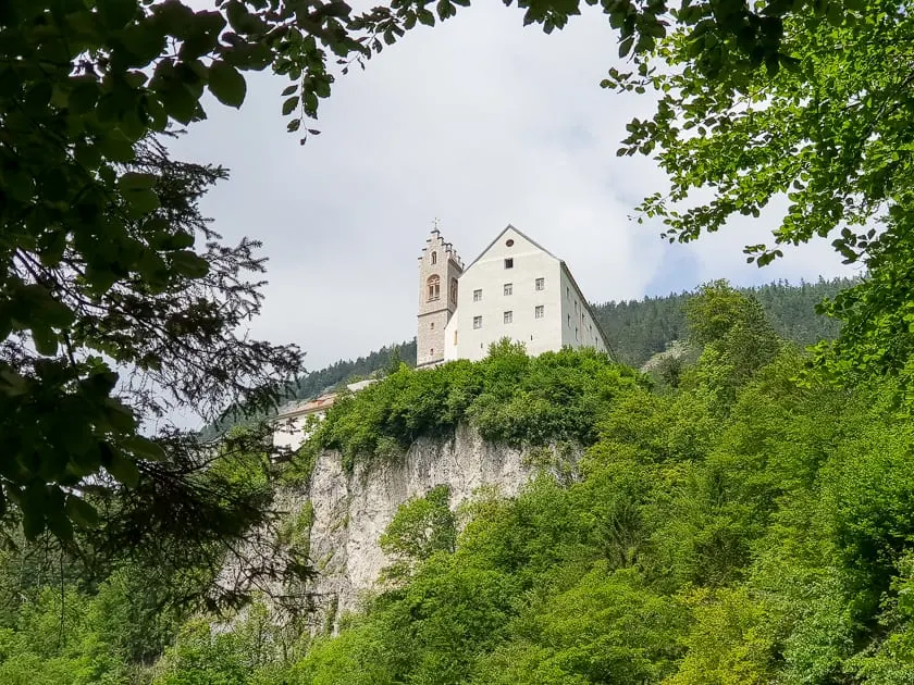 St Georgenberg Monastery on cliff