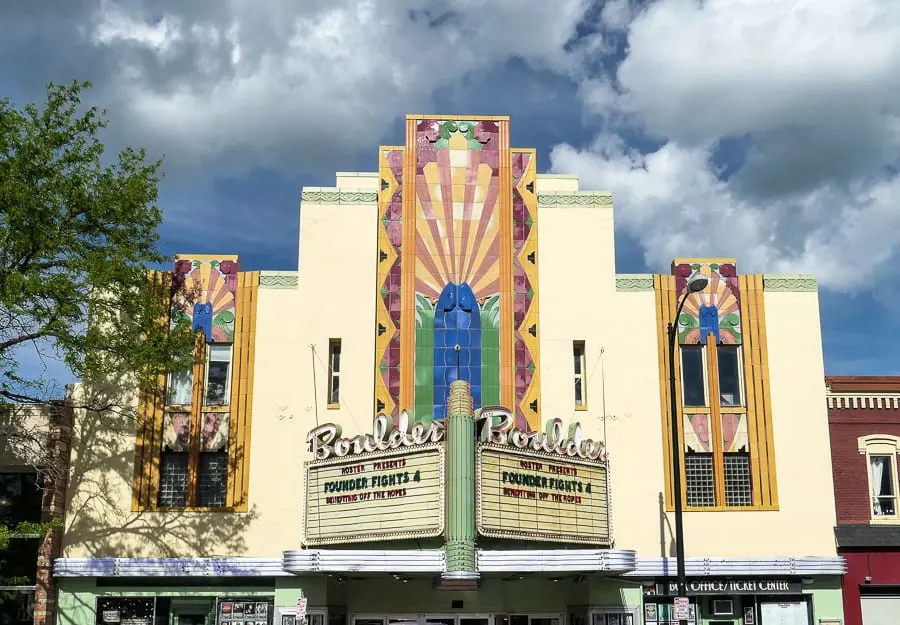 Art Deco Theatre Boulder, Colorado