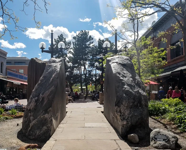 Boulders in Boulder, Colorado