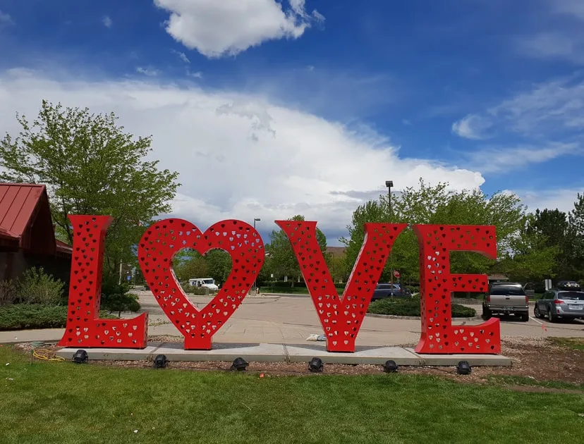 Loveland Love Sign Colorado