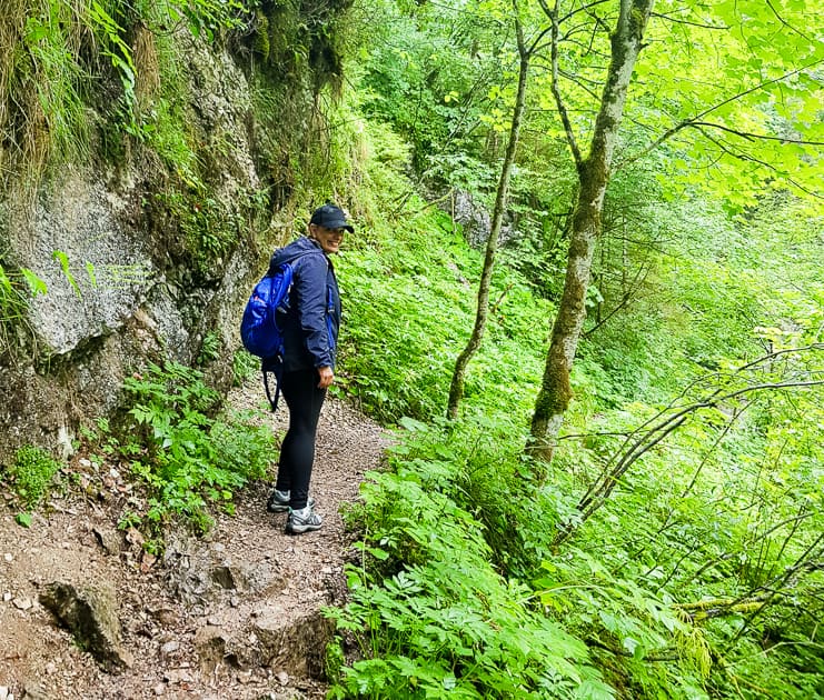 hiking in Tiefenbachklamm