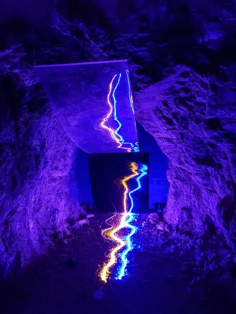 Neon Art in the Schlossberg Tunnel